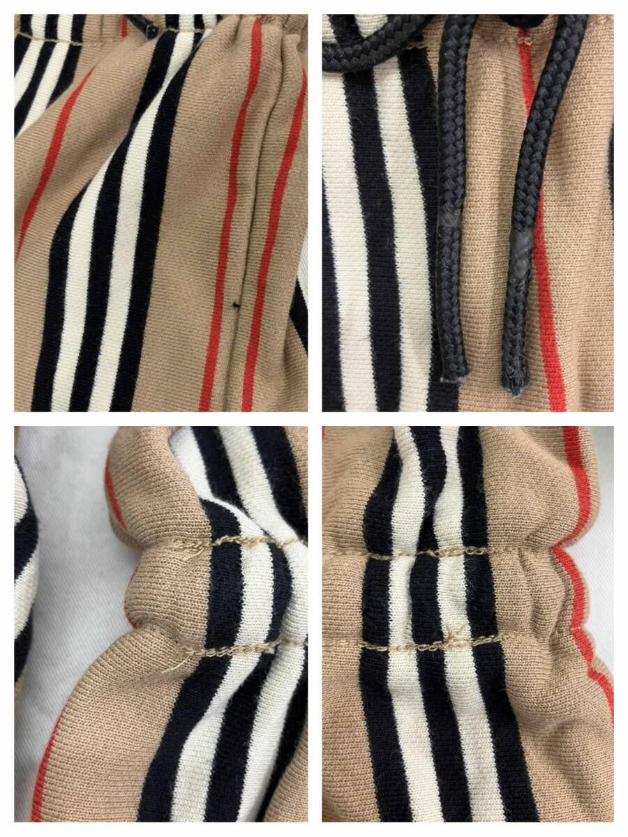 BURBERRY バーバリー アイコン ストライプ ワンピース スウェット