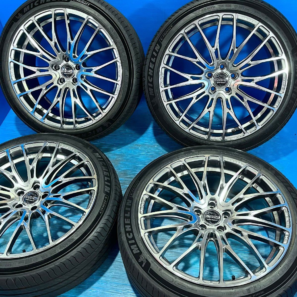 極上中古】RAYS HOMURA 2x10BD 21インチ 9J+38 5H114.3