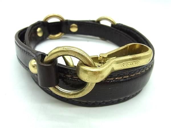 未使用　COACH　コーチ　ブラウン　セカンドバッグ　バッグ　シグネチャー □新品□未使用□ COACH コーチ CW169 レザー セカンドバッグ クラッチ