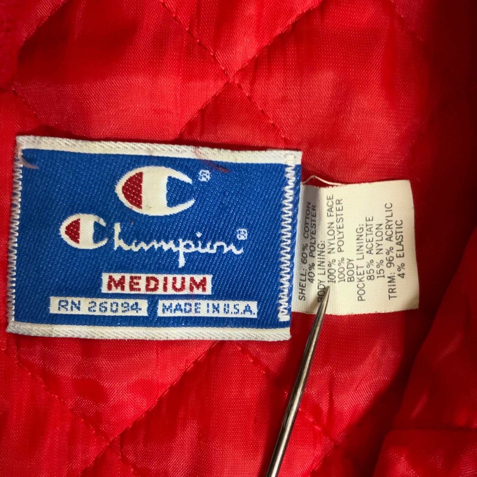 USA製 90年代 90s Champion チャンピオン コーデュロイ ブルゾン 無地 
