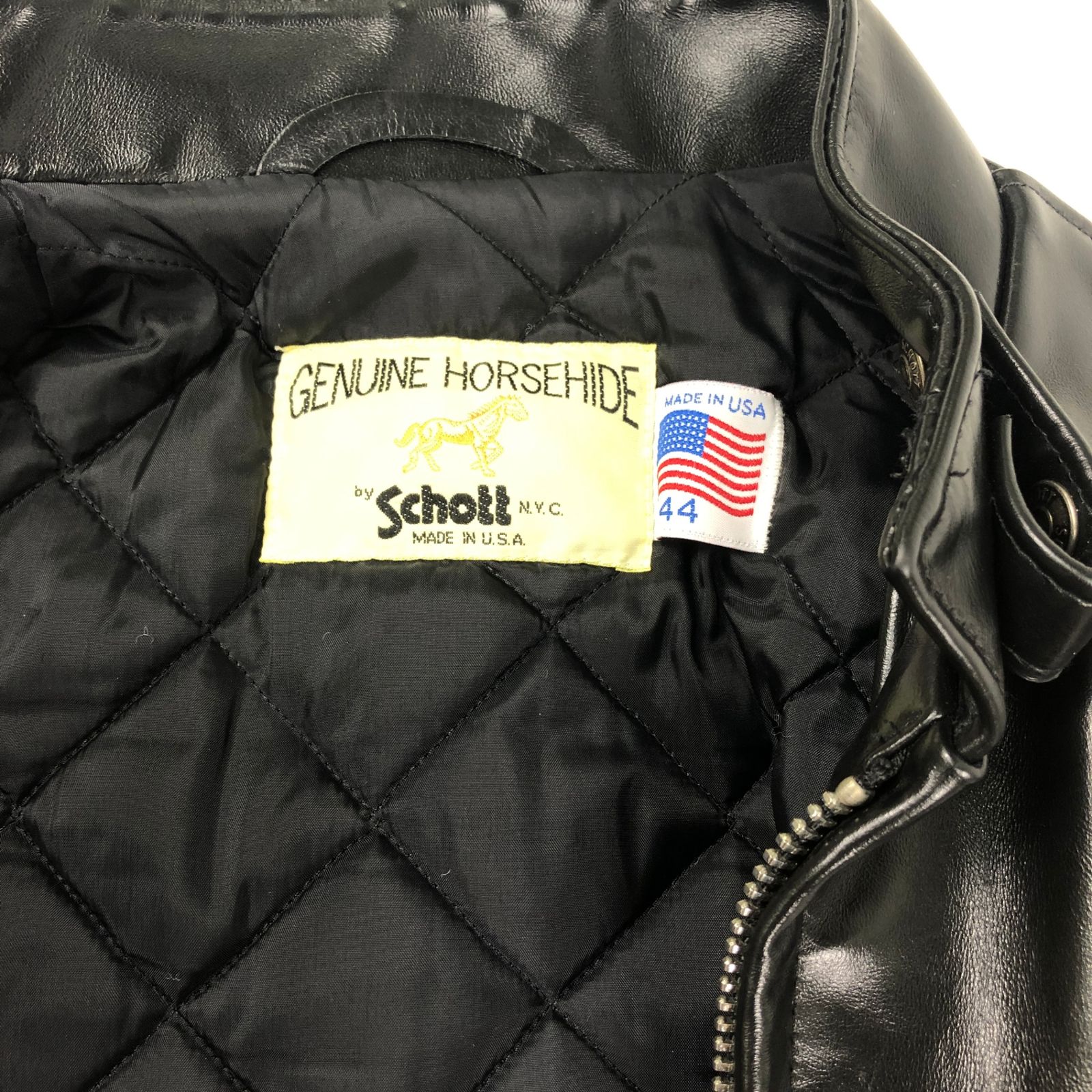 USA製 SCHOTT N.Y.C. ショット シングルライダースジャケット レザー 