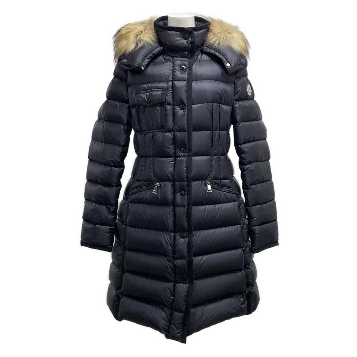 MONCLER(モンクレール) ダウンコート サイズ1 S レディース HERMIFUR B20934990015 53048 黒 長袖/冬 ダウン  - メルカリ