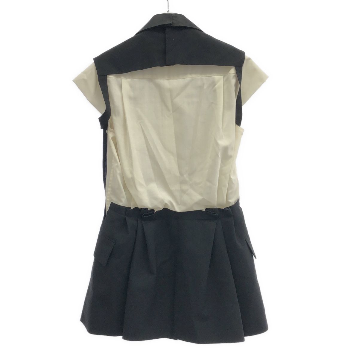 sacai サカイ 22SS Suiting Mix Dress スーチングミックスドレス  