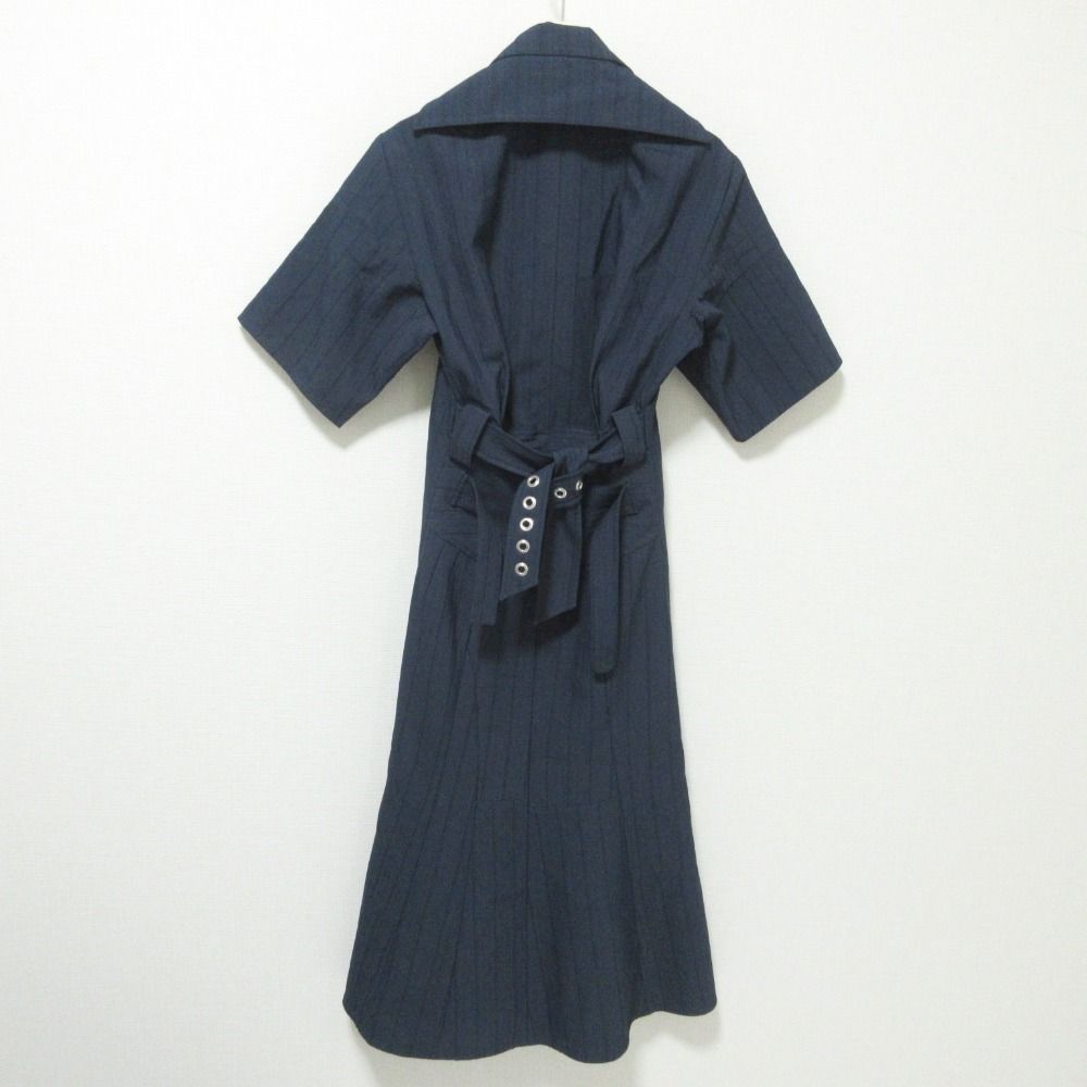 セリーヌブラック 半袖シャツワンピース 楽天市場】CELINE セリーヌ Triomphe Stripe Silk Dress