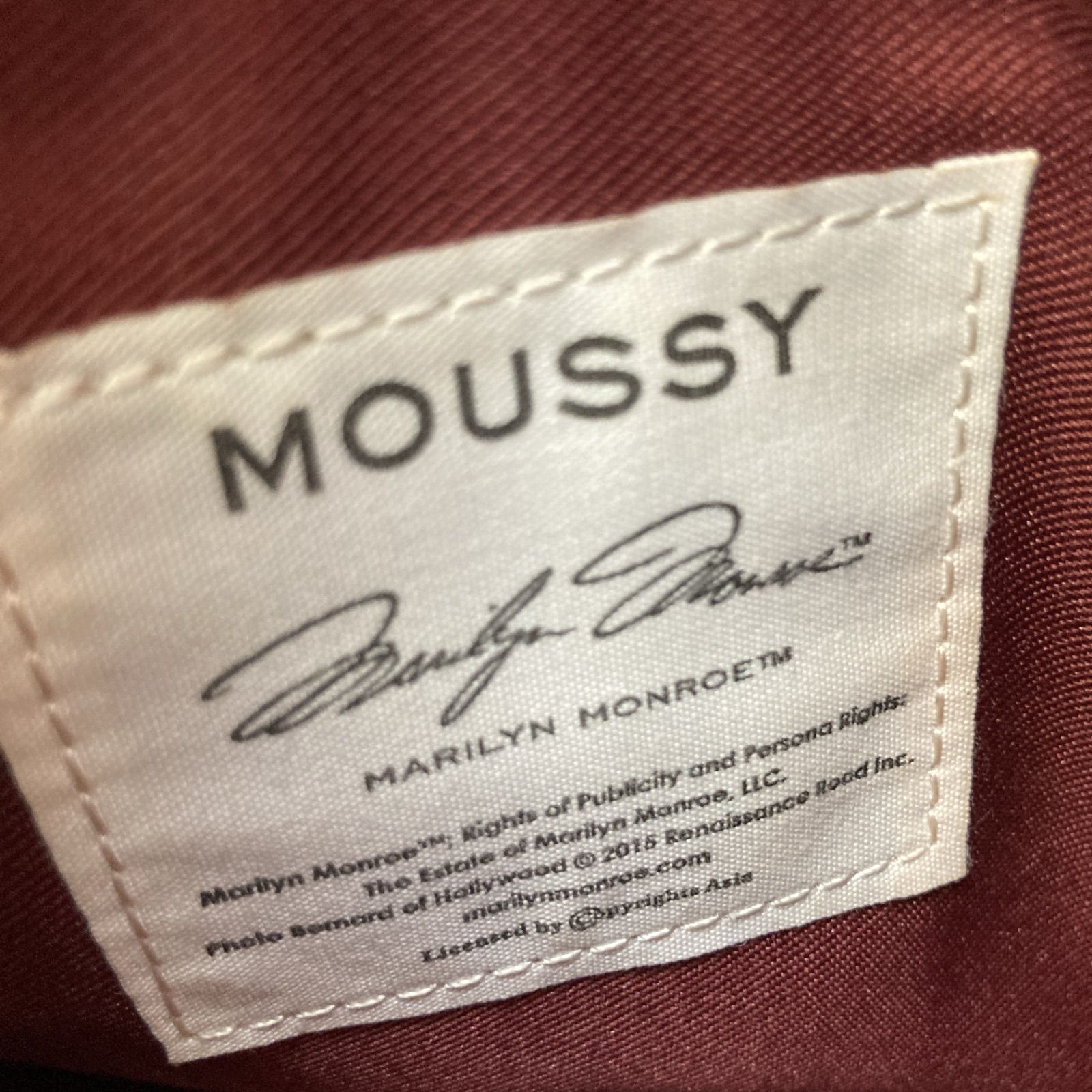 moussy マウジー クラッチバッグ マリリンモンロー バッグ カバン 鞄 BAG レディース G210-19