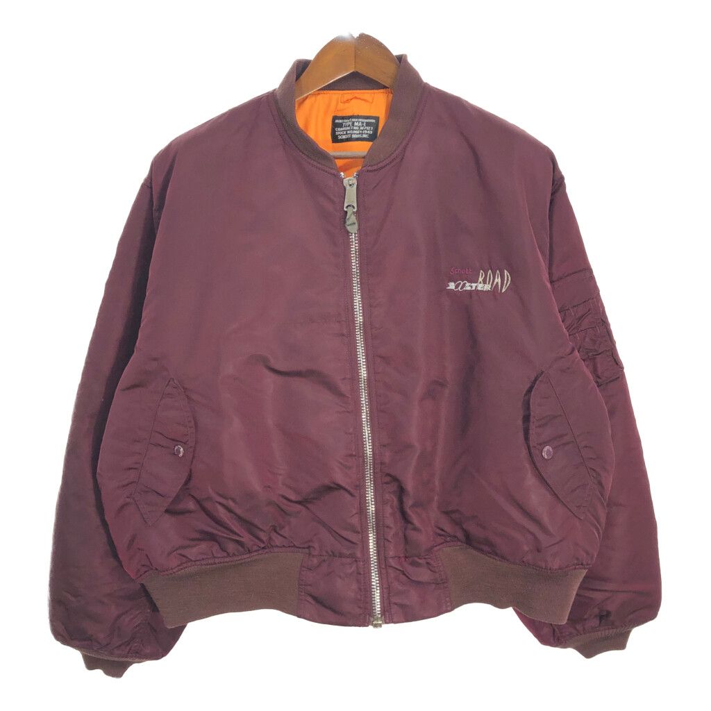 Schott MA-1 フライトジャケット Schott ショット MA-1 ミリタリー フライトジャケット 民間品 短