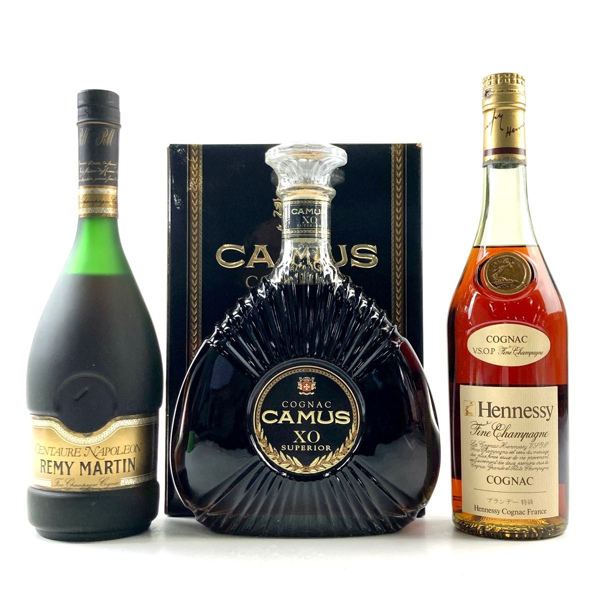 3本 カミュ ヘネシー コニャック 700ml ブランデー セット 古酒 3本 