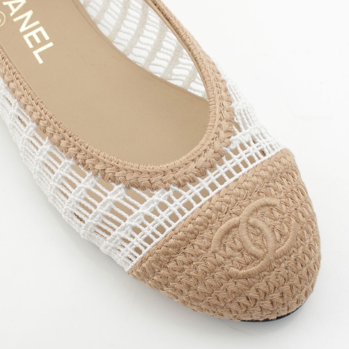 シャネルフラットパンプス　38.5 CHANEL - CHANEL シャネル レディース バレリーナ フラット