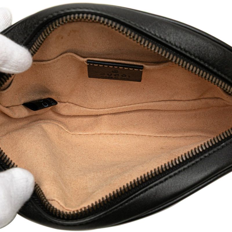 グッチ GGマーモント ベルトバッグ ウエストバッグ 476434 ブラック  