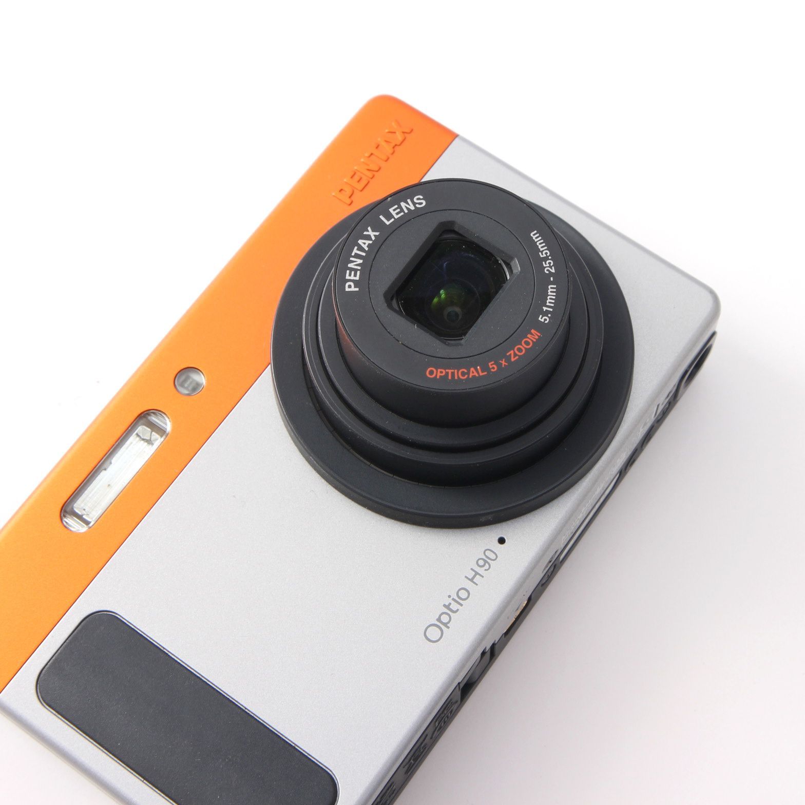 Pentax Optio H90 コンパクトデジタルカメラ オレンジ 液晶漏れ PENTAX ペンタックス Optio H90 オレンジ シルバー コンパクト