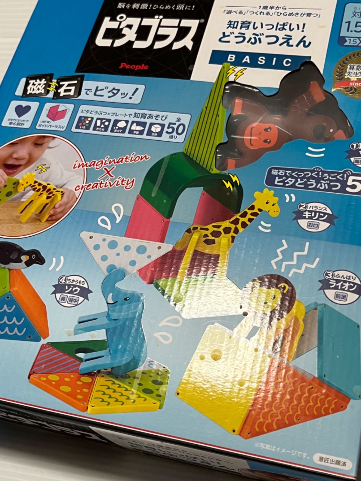 非売品パーツ付き！ ピタゴラス® BASIC 知育いっぱい! どうぶつえん [1 