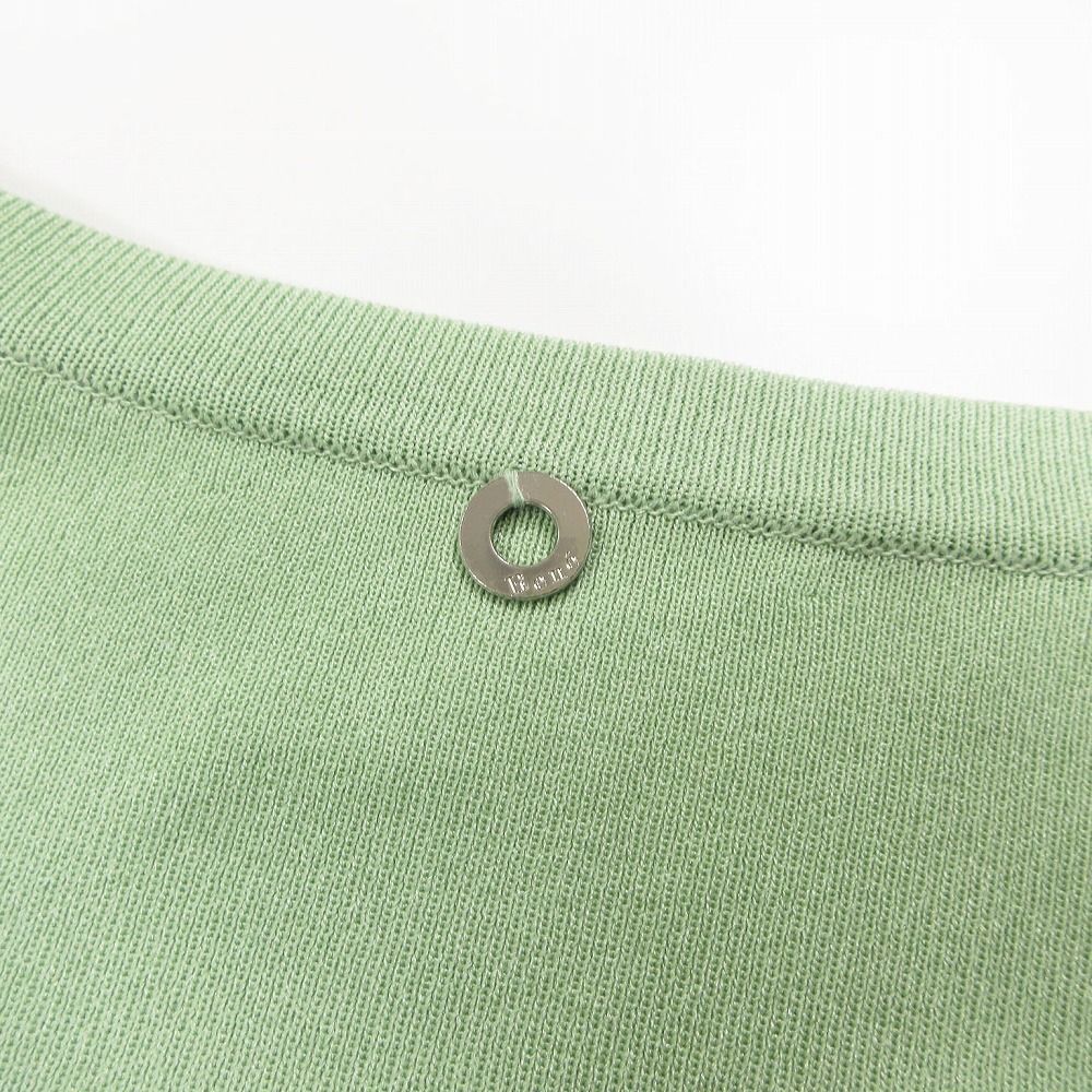 ルネ Rene ニット ボレロ カーディガン 長袖 ストレッチ カットソー トップス 34 XS ライトグリーン ur79 【中古】 ルネ Rene ニット ボレロ カーディガン 長袖 ストレッチ