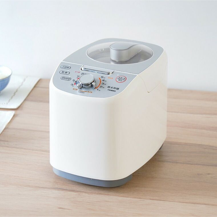 精米機 家庭用 公式】MR-E751W コンパクト精米器 精米御膳 | ツインバード 便利家電 twinbird 小型 電気調理器 米 精米 調理家電  家庭用 お米 精米機 家庭用精米機 精米器 小型精米機 こめ 精米機家庭用 電気調理器具 キッチン家電 - 【ツインバード・ストア ギフトモール ... ツインバードTWINBIRD コンパクト精米機 精米御膳 MR-E751W