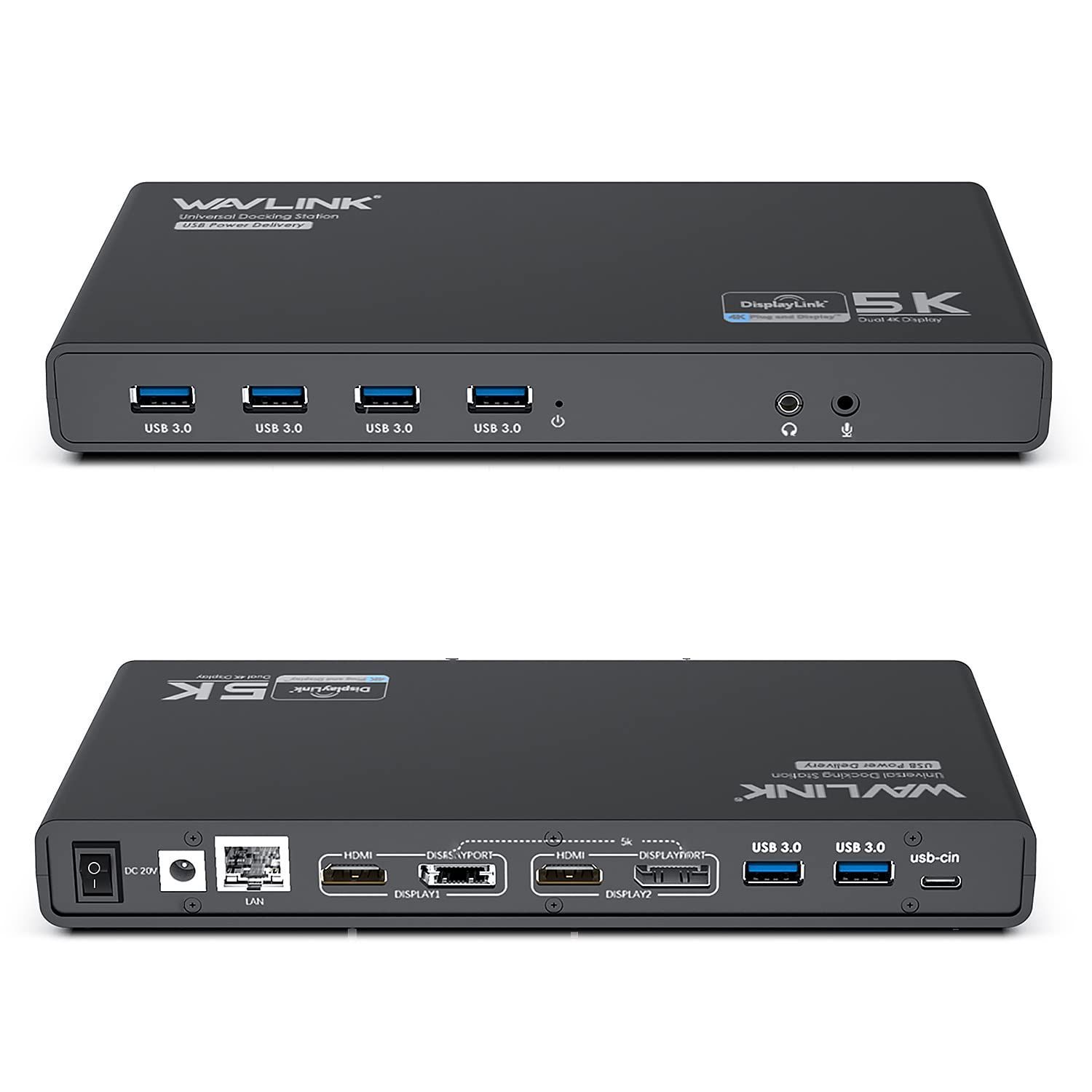 【人気商品】OSサポート 6、オーディオ、マイク、Windows、Mac x 3.0 C、USB DisplayPort、ギガビットイーサネット、USB HDMI×2 HDマルチディスプレイドッキングステーション Ultra 65WノートPC充電対応 デ