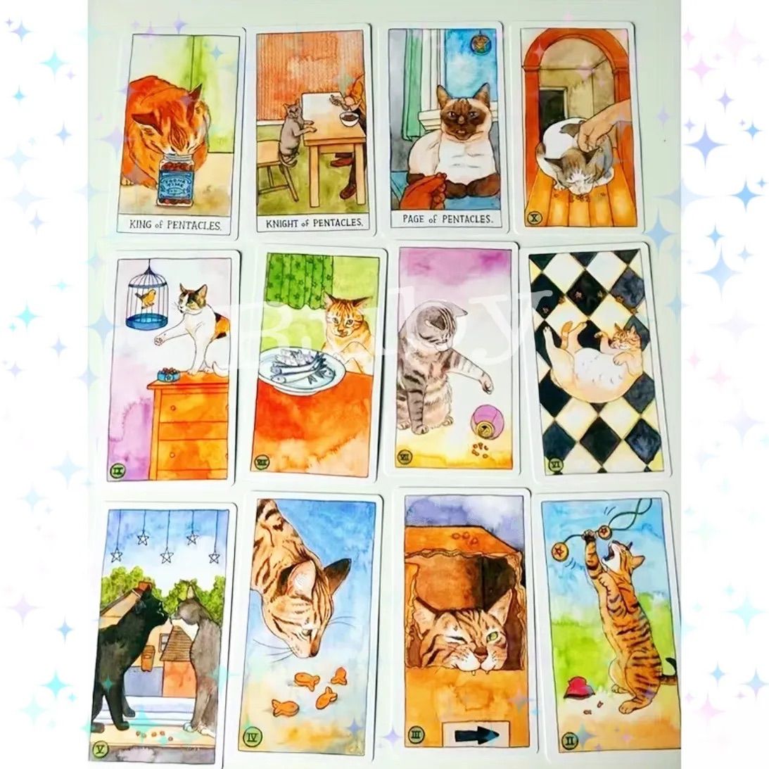 正規品✨人気デッキ✨日本版未発売✨可愛いにゃんこ♪地球の猫たちのタロットカード Amazon.co.jp: 今はむかし にゃんこ たろっと タロットカード
