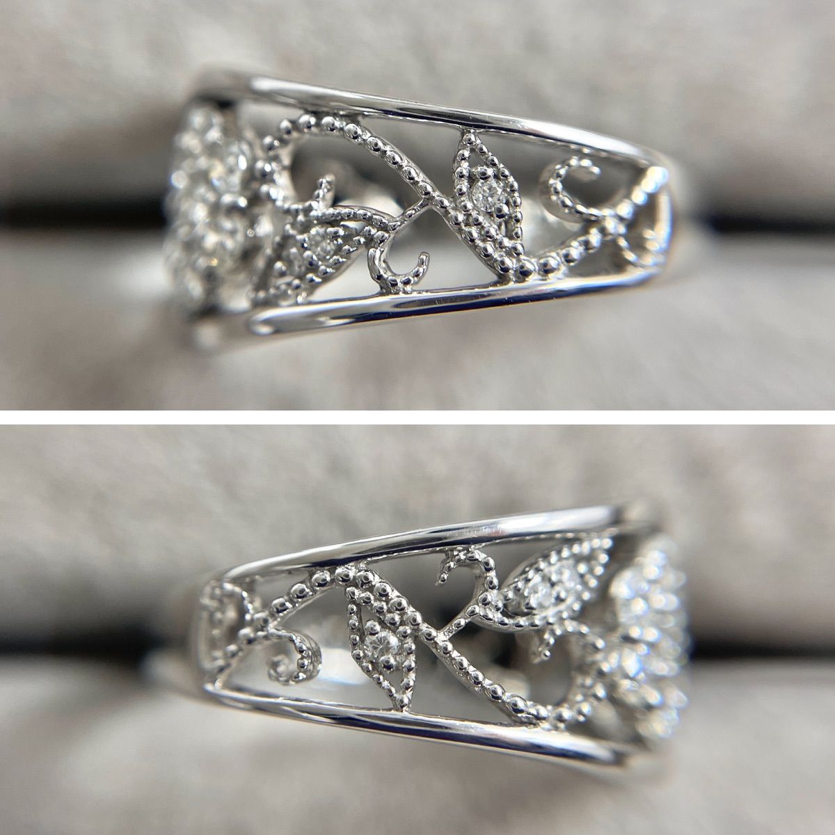 エステール 】Pt900 天然ダイヤモンド 0.31ct リング - メルカリ 