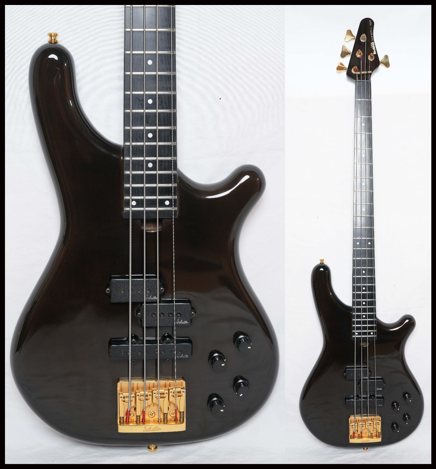 Rockoon by Schaller KRB-90 BLACK スルーネックモデル 上位機種 KAWAI 河合楽器 シャーラー