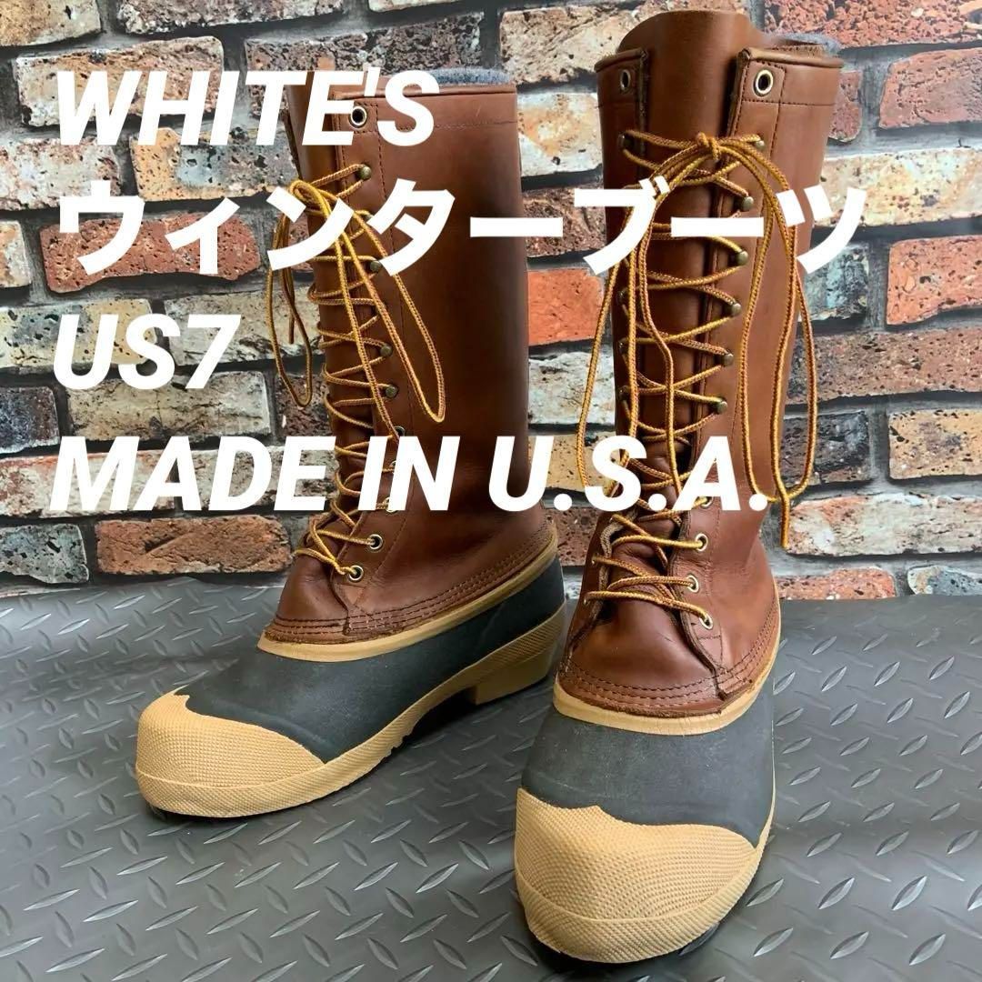 ☆WHITE'S ホワイツ ウィンターブーツ US7 (23J12) アメリカ製 - メルカリ