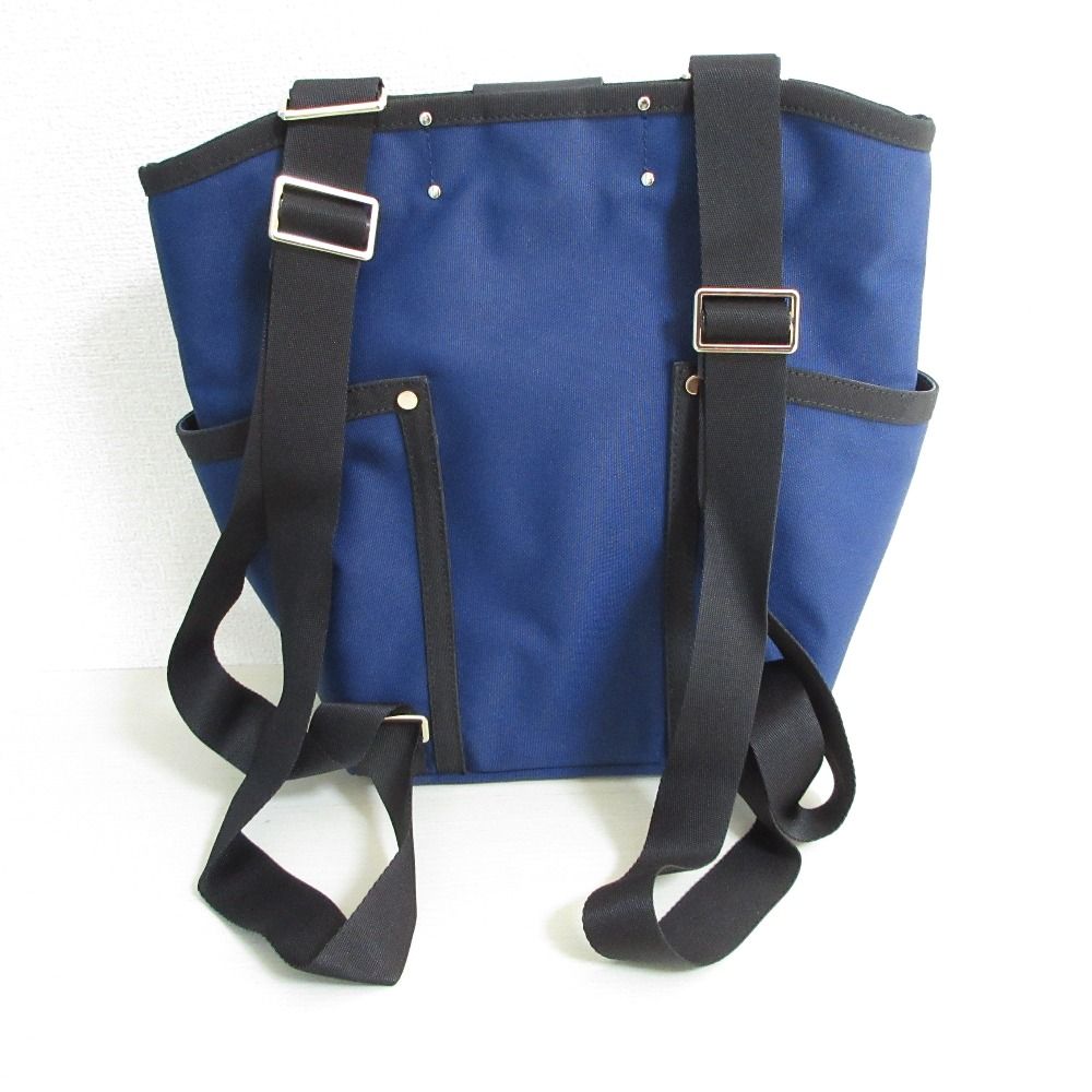 良品 LANVIN en bleu ランバンオンブルー ジュール 2wayリュックサック バックパック ショルダーバッグ付き 481612 ネイビー  レディース 古着 中古 USED - メルカリ