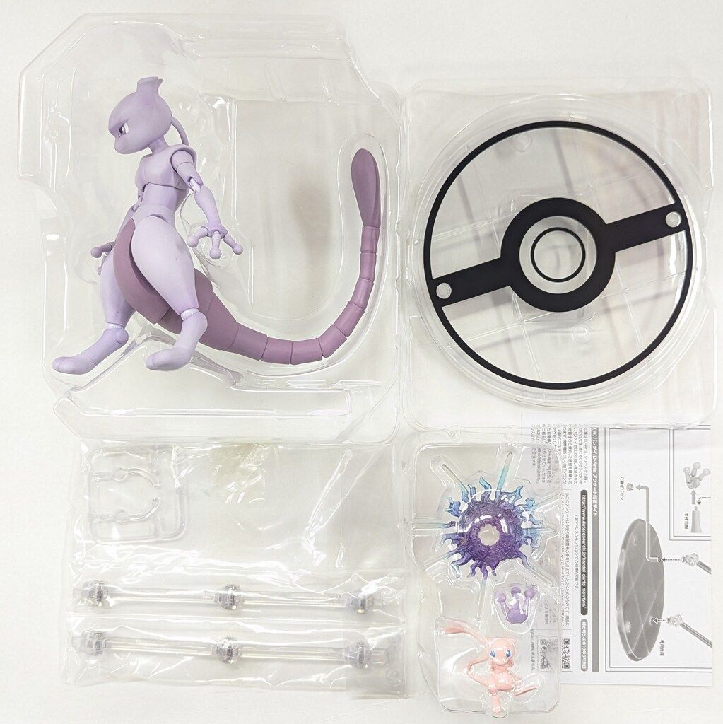 バンダイ D-Arts ポケットモンスター ミュウツー 初回特典ミュウ