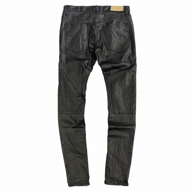 【送料無料】mnml M11 スキニー デニム パンツ PU加工 ブラック 黒 STRETCH DENIM BLACK ミニマル