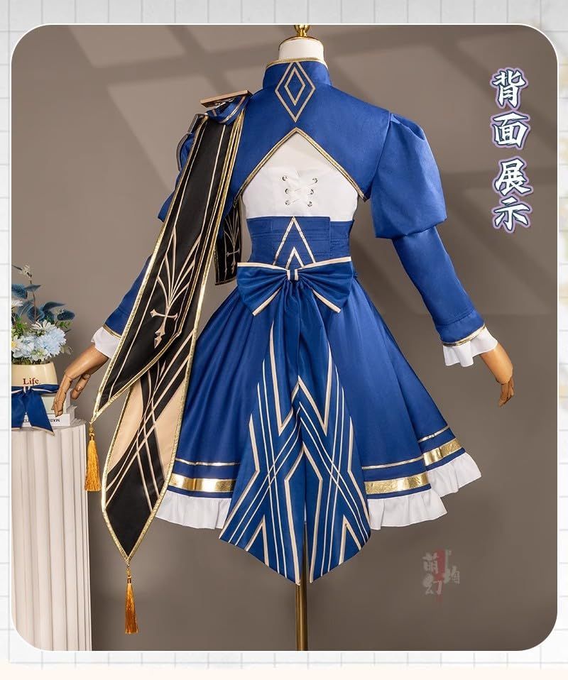 五次元 高品質 崩壊 スターレイル セイバー コスプレ衣装 ウィッグ 靴別売り || ハロウイーン クリスマス 誕生日 舞台演出服 イベント 学園祭 BJ0927ML03