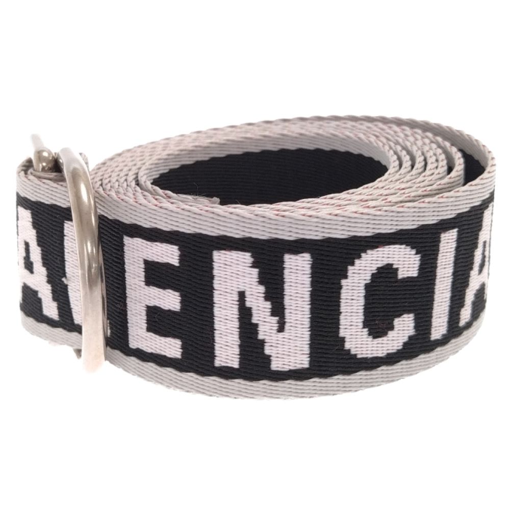 BALENCIAGA (バレンシアガ) 22SS ジャガードロゴDリングベルト 703137