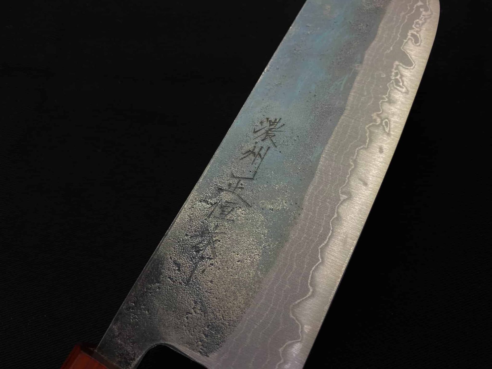 濃州正恒作 V ROAD 松炭焼入 菜切包丁 165 mm 積層白二鋼 八角柄 MMN クッキングシート 箸