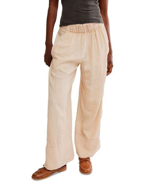 【送料無料】 フリーピープル レディース カジュアルパンツ ボトムス Days End Wide Leg Pants Sand Dollar