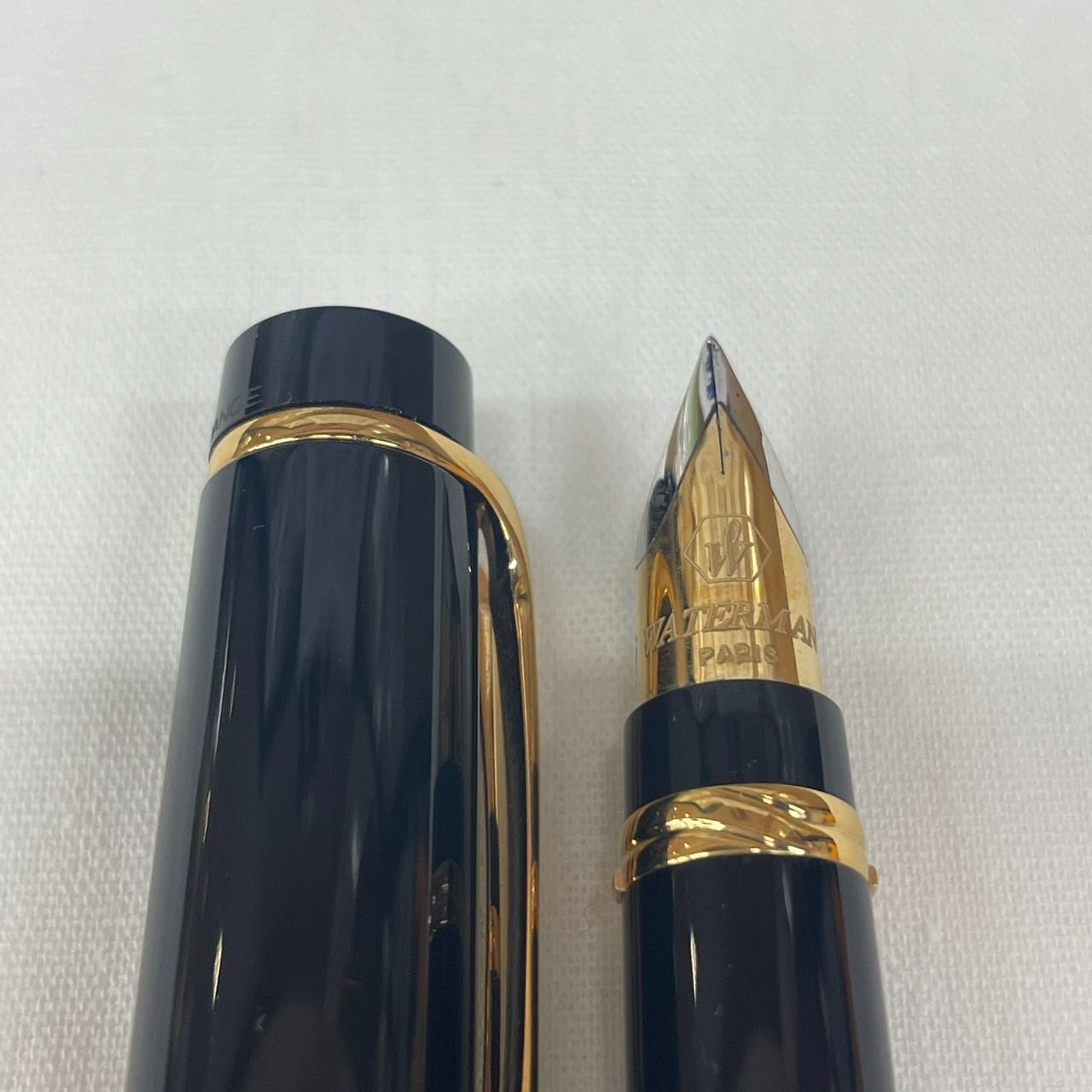◇WATERMAN ウォーターマン C/F 万年筆 ペン先 18K 750 刻印 シルバー