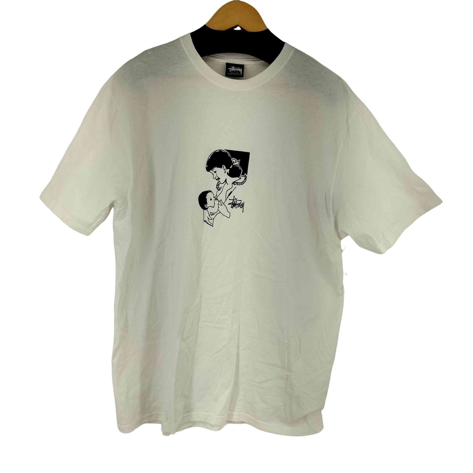 ★送料・関税込★STUSSY★NURTURE TEE★Tシャツ★WHITE ☆送料・関税込☆STUSSY☆NURTURE TEE☆Tシャツ☆FOG