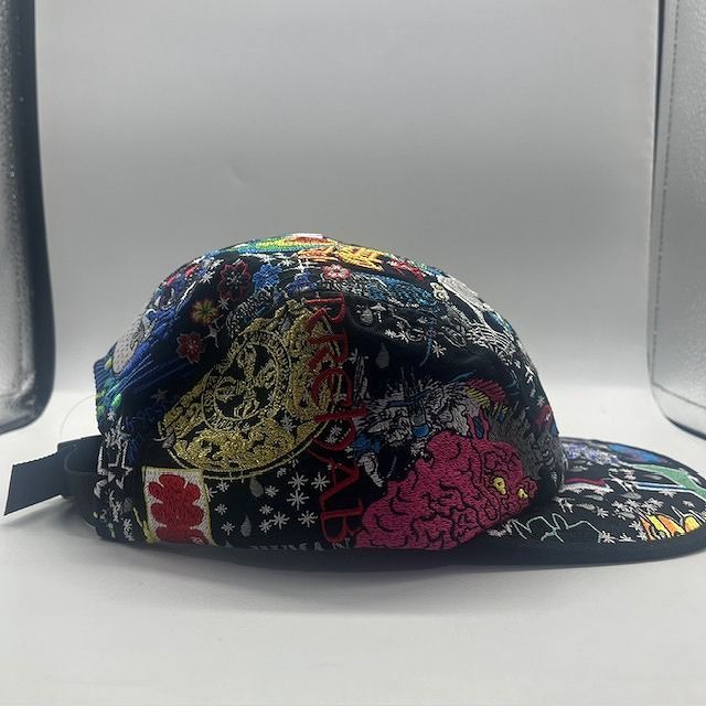 新品未着用 25ss Supreme AOI Embroidered Cap 黒 Supreme AOI Embroidered Camp Cap Black - SS25 - US