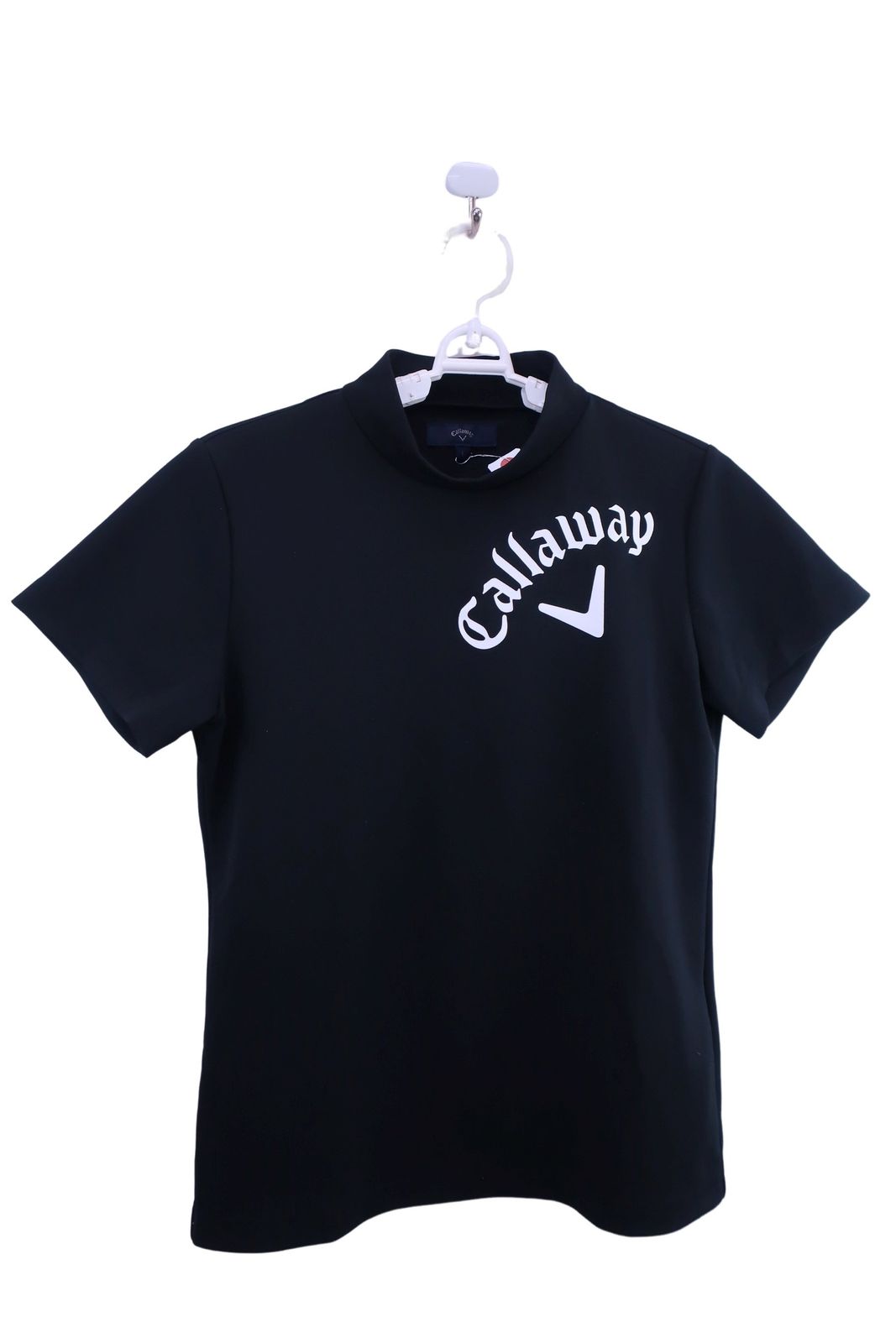 【セール，豊富な】 美品　Callawayキャロウェイ　モックネック半袖 Tシャツ　 Lサイズ　デジタルカモ柄