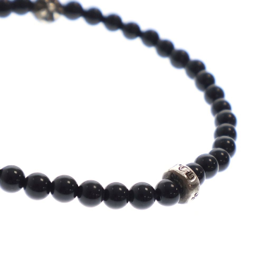 10mmビーズブレス ファッション CHROME HEARTS 8MM BLACK TOURMALINE