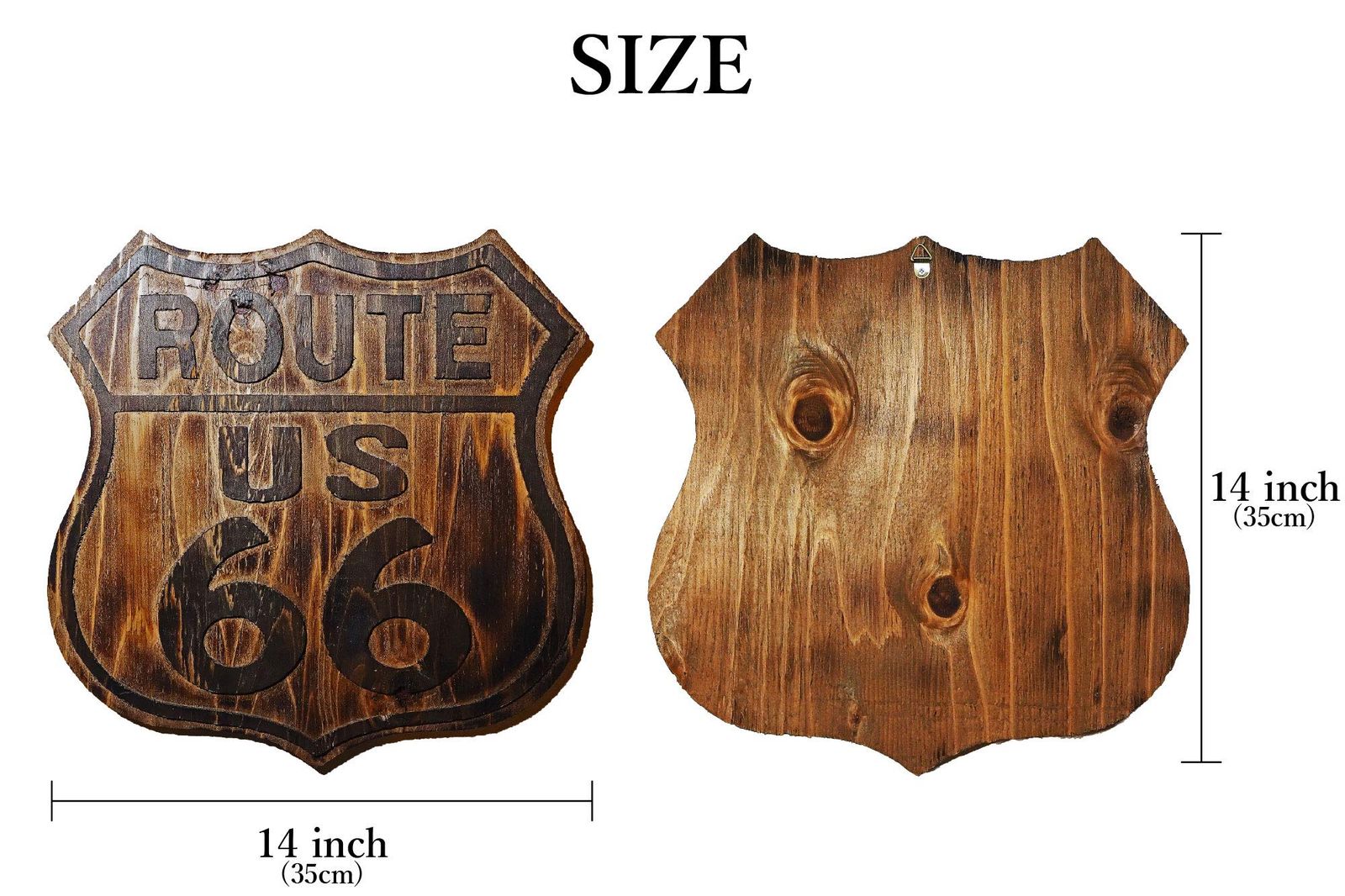 【ハンドメイド】木製ロードサイン ルート66 アメリカ 道路標識 木製看板 ルート66 ロードサイン木製看板の通販・販売 | アメリカ雑貨の