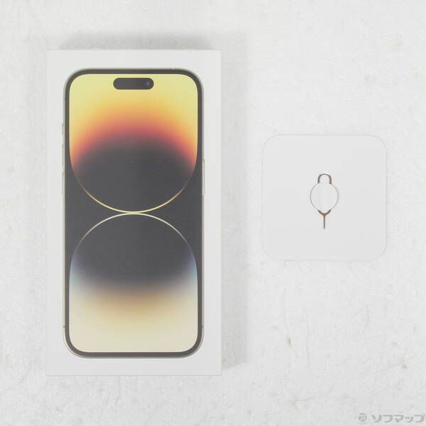 中古品〕 iPhone14 Pro 256GB ゴールド MQ173J／A SIMフリー