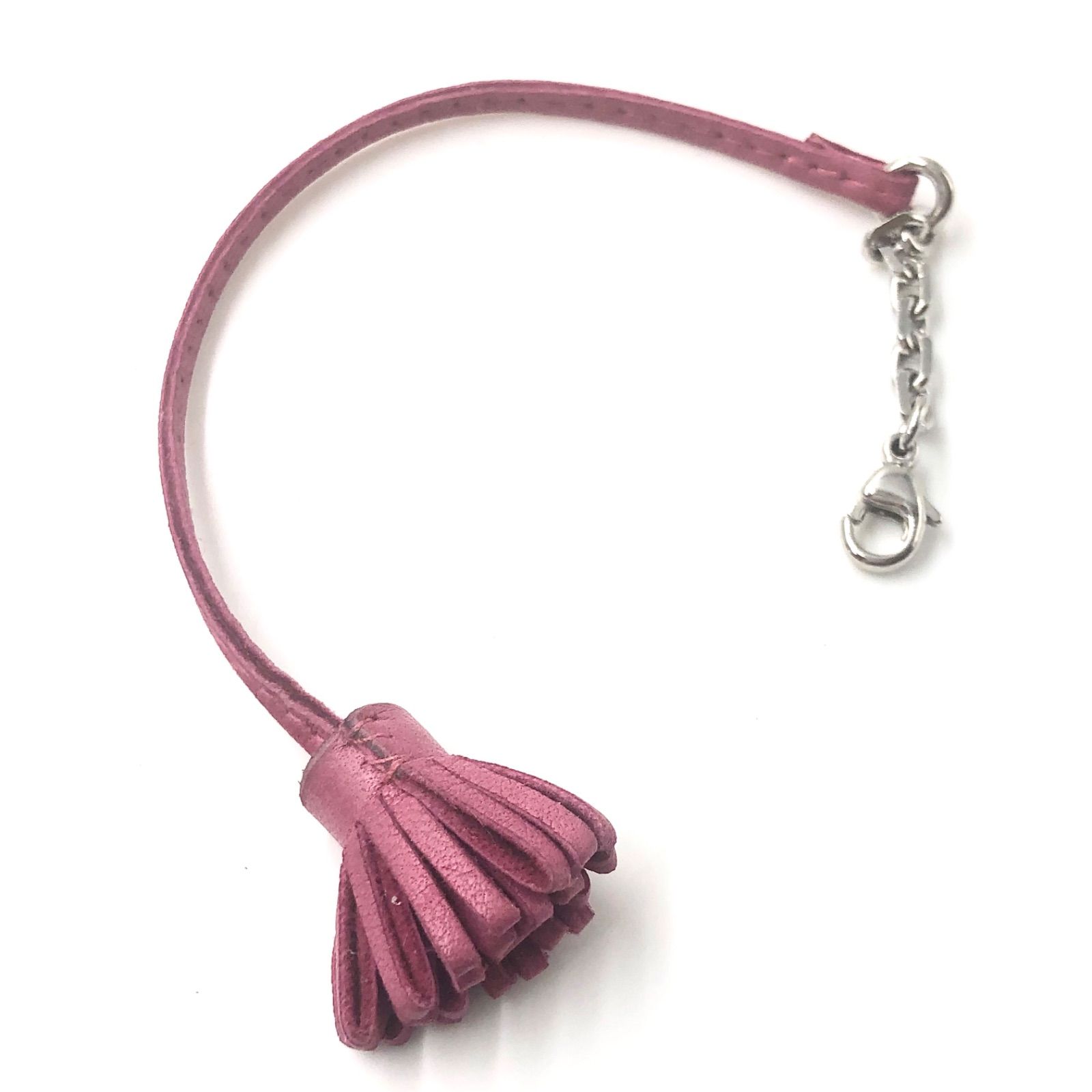 【極美品】HERMES エルメス カルメンチータ シルバー金具 ミニタッセル 極美品】HERMES エルメス カルメンチータ シルバー金具 ミニタッセル