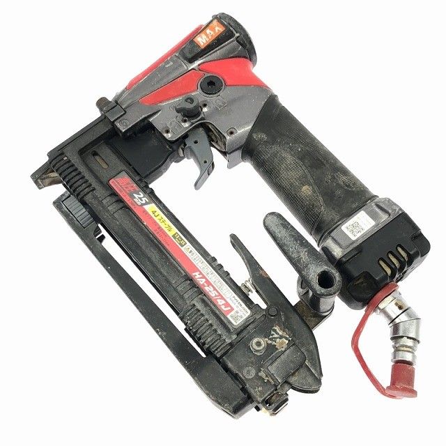 比較的 MAX マックス 高圧 ステープル用エアネイラ HA-25 4J 肩巾4mm 長さ25mm エアタッカー エアータッカー エア工具