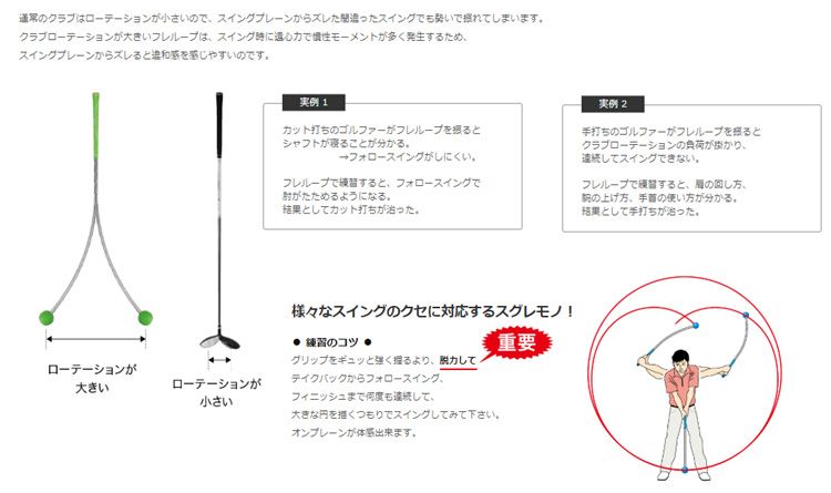 ジュエリー Lynx リンクスゴルフ FURELOOP フレループ スイング練習器