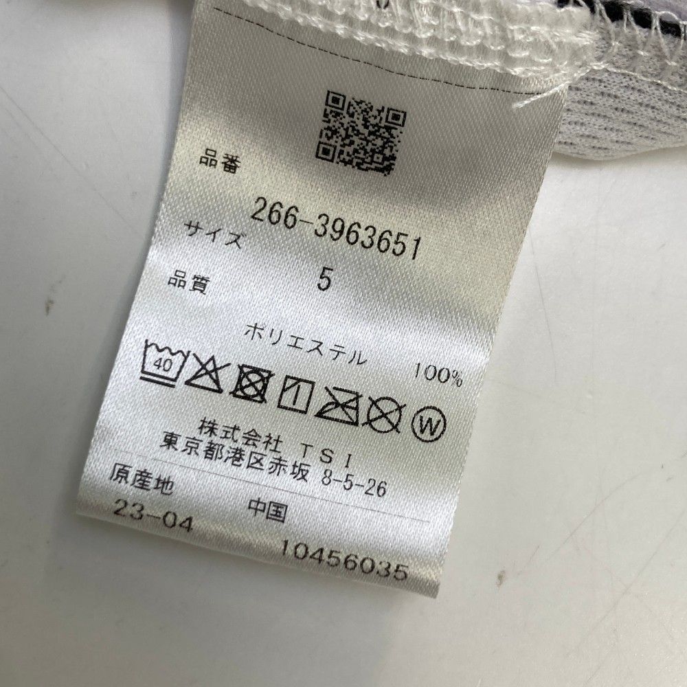 【最安値挑戦】 サイズ 5 PEARLY GATES パーリーゲイツ モデル the HOUSE 半袖Tシャツ ホワイト系 240101441395 ゴルフウェア メンズ ストスト