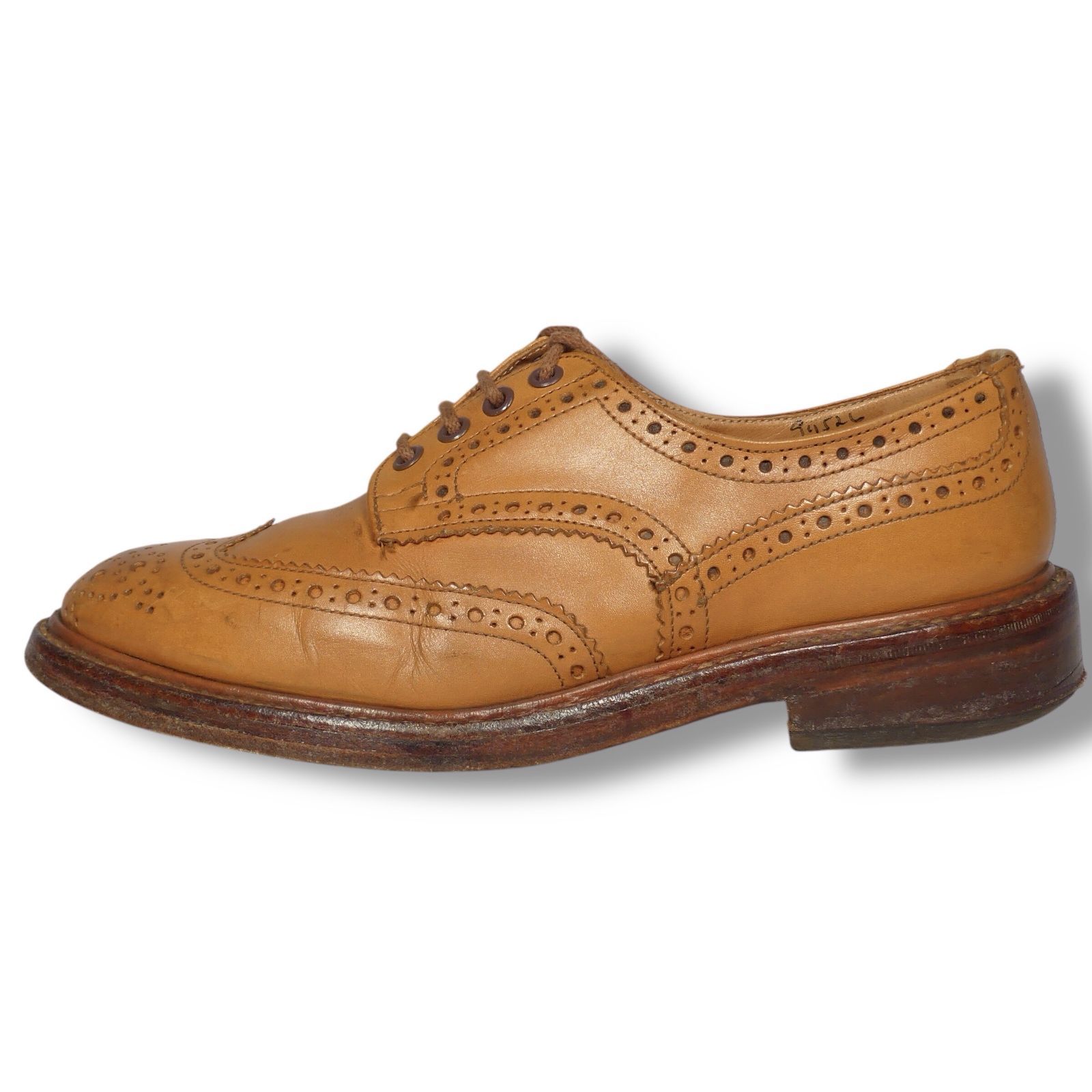 英国製 Tricker's トリッカーズ バートン7 シューズ 25.5 本革 茶