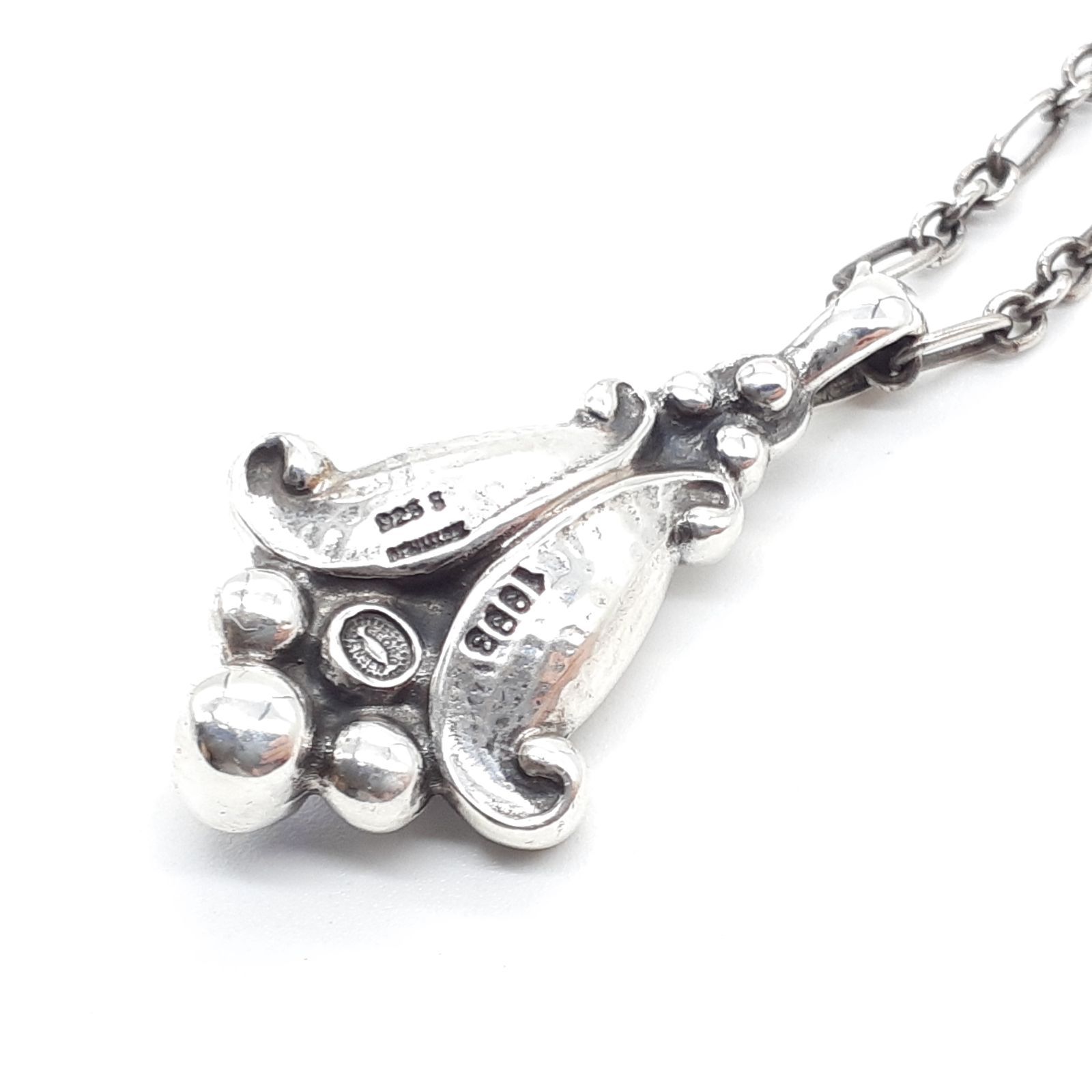  　1993　イヤーペンダント　シルバー　ネックレス GEORG JENSEN ジョージジェンセン ネックレス 1993 YEAR PENDANT