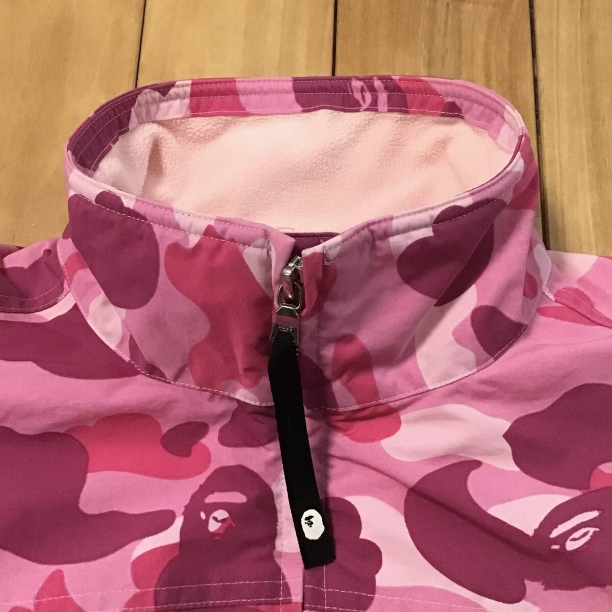☆初期☆ Pink camo ナイロン ボア ジャケット Mサイズ a bathing ape 