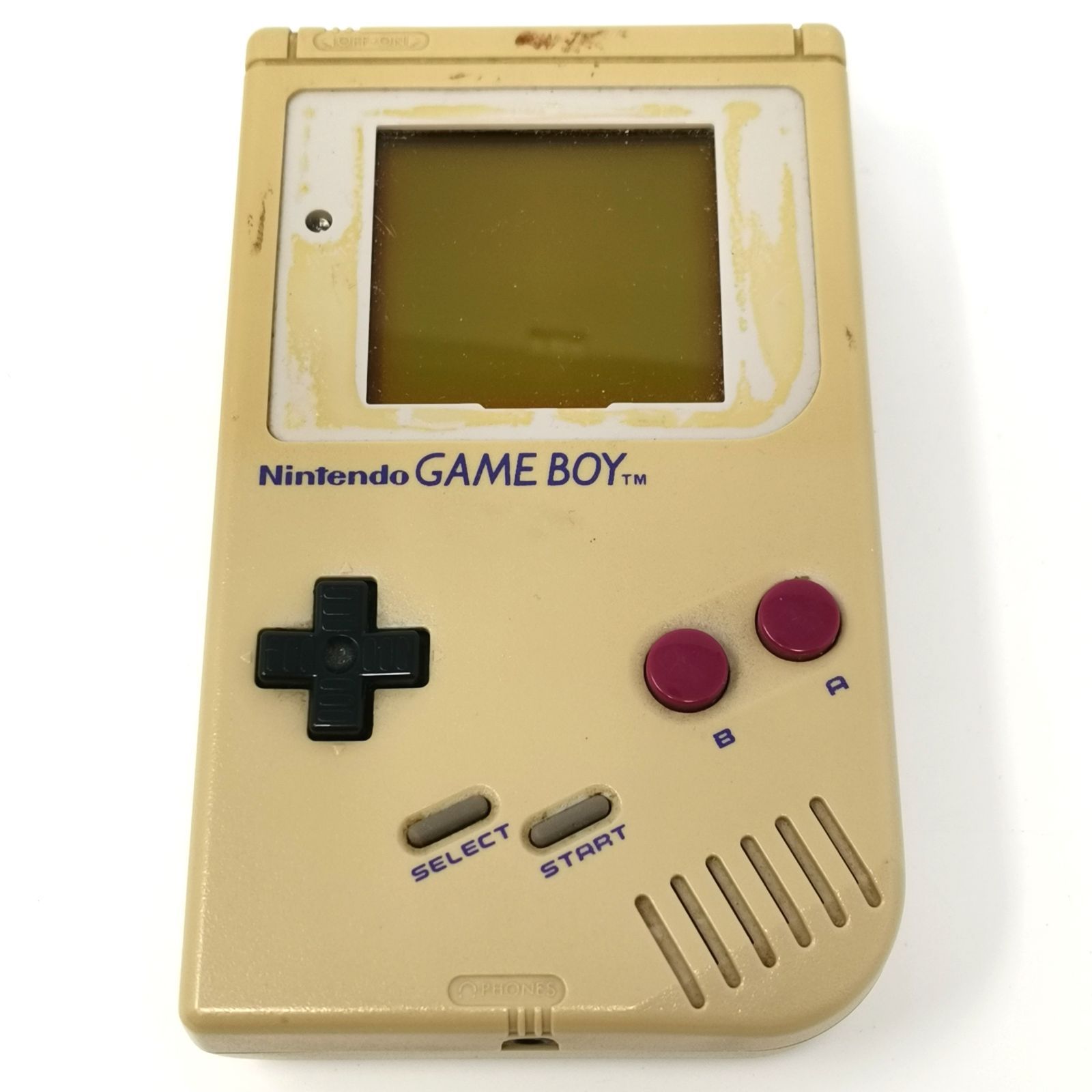 任天堂 ゲームボーイ DMG-01 本体 動作確認済み 訳あり品 縦ライン抜け 