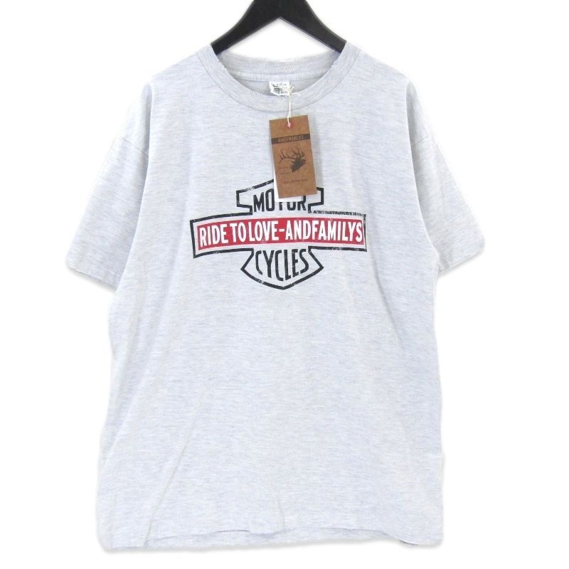 【専用】【新品タグ付き】MORABITO グレー 半袖Tシャツ 値下げ品]Tシャツ OUTDOOR アウトドア スクエアロゴ ボックス