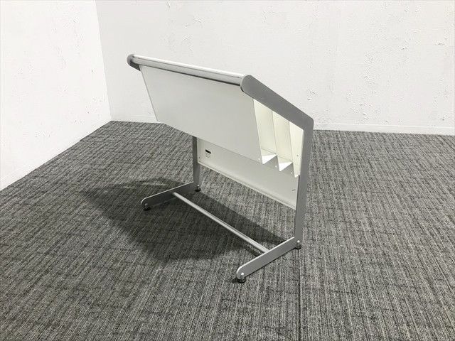 パンフレットスタンド 3列3段 雑誌架 オカムラ ネオホワイト