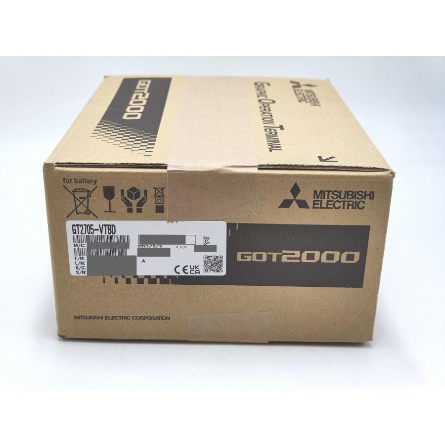 インボイス対応 2023年製 新品 三菱 GOT2000 GT2705-VTBD