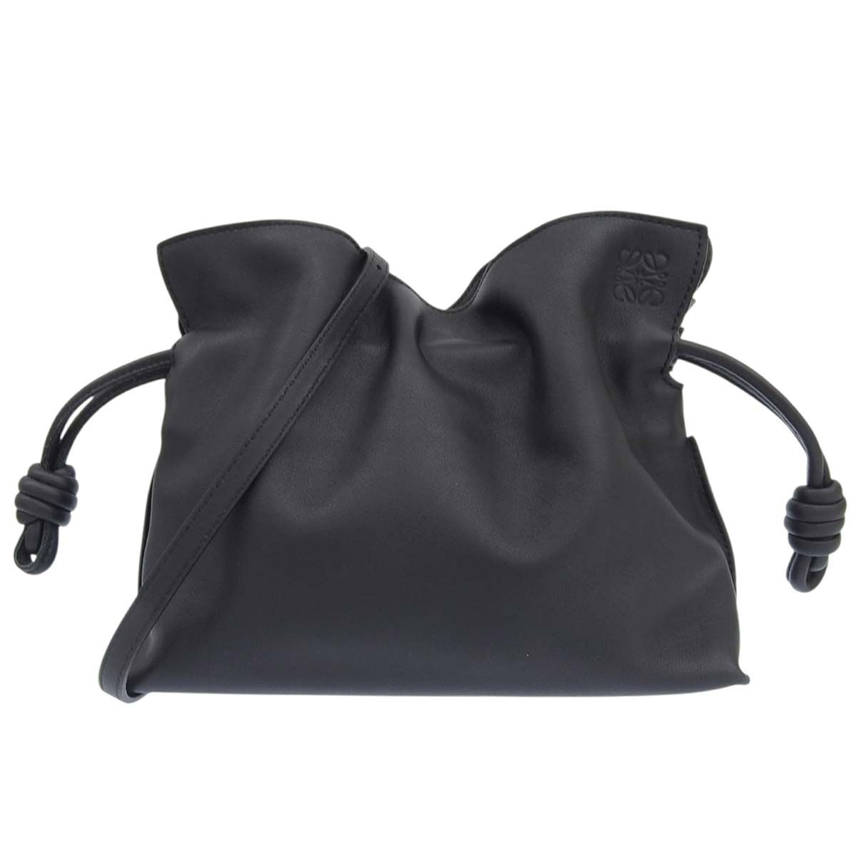 美品 ロエベ LOEWE フラメンコ オーストリッチ 巾着 ショルダーバッグ LOEWE ロエベ ショルダーバッグ FLAMENCO CLUTCH MINI