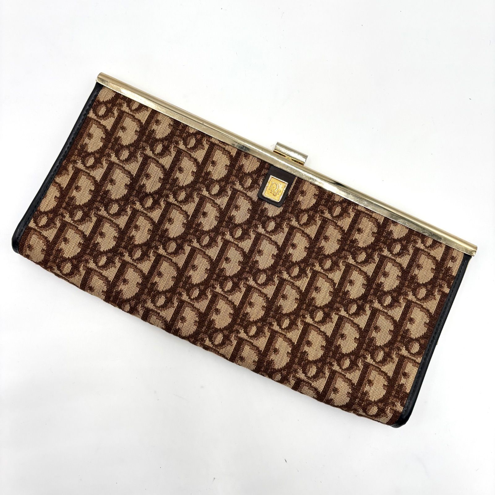 極美品○Christian Dior クリスチャンディオール トロッター柄 