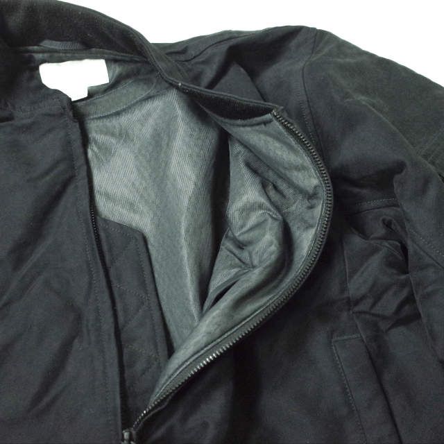 nanamica ナナミカ Mole Skin MA-1 Jacket モールスキン フライトジャケット SUAF719 S BLACK ブルゾン  NA-1 アウター g8186